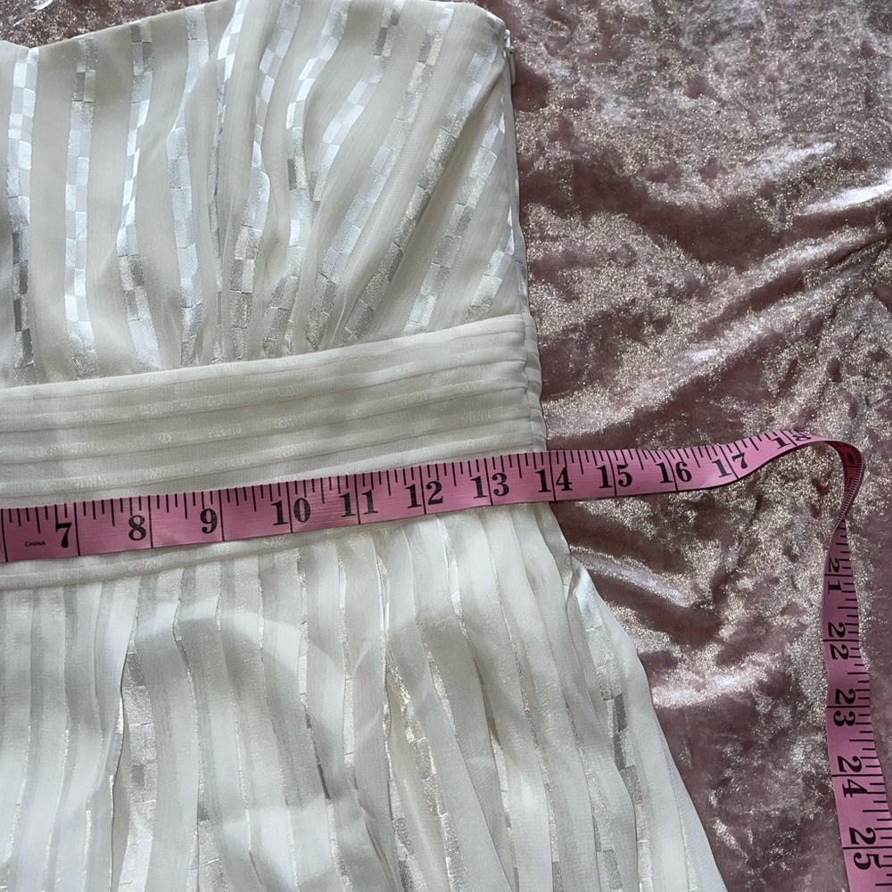 White House Black Market Chiffon Pleated Dress (6) - Picture 10 of 11